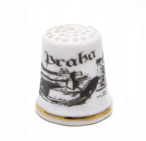 STARY PORCELANOWY NAPARSTEK - PRAGA