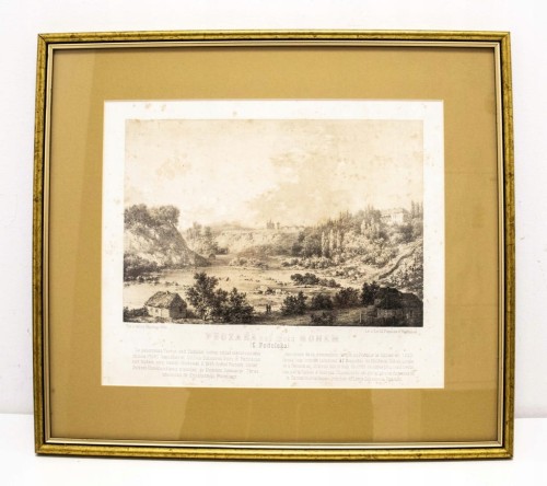 STARY OBRAZ, LITOGRAFIA - PECZARA (GUBERNIA PODOLSKA), NAPOLEON ORDA