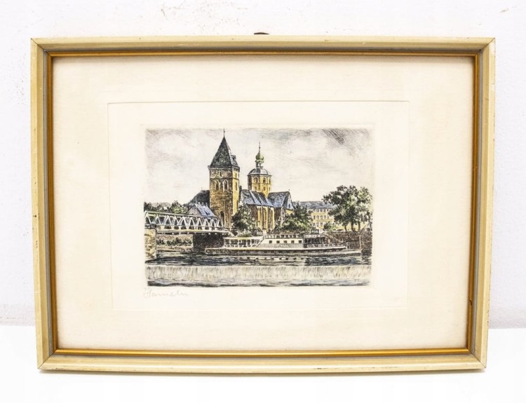 STARY OBRAZEK, AKWAFORTA - HAMELN, NIEMCY