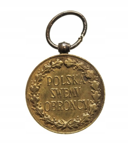 Polska, II RP, Miniaturka Medal Polska Swemu Obrońcy 1918-1921