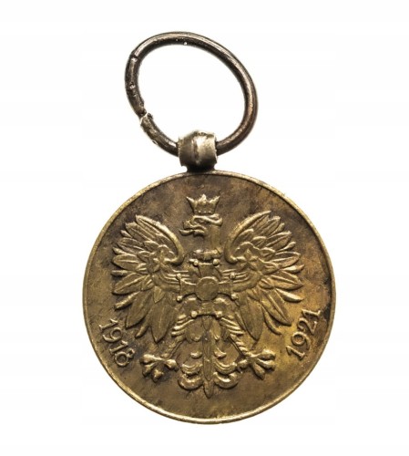 Polska, II RP, Miniaturka Medal Polska Swemu Obrońcy 1918-1921