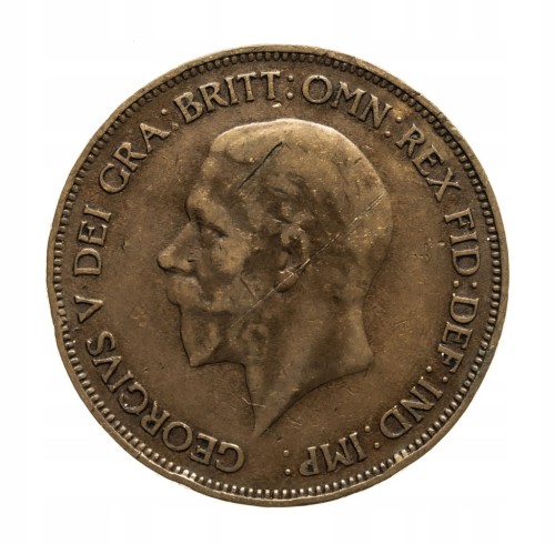 Wielka Brytania, Jerzy V, 1 penny, 1931 rok.