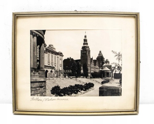 STARA FOTOGRAFIA - WAŁY CHROBREGO, SZCZECIN II RP