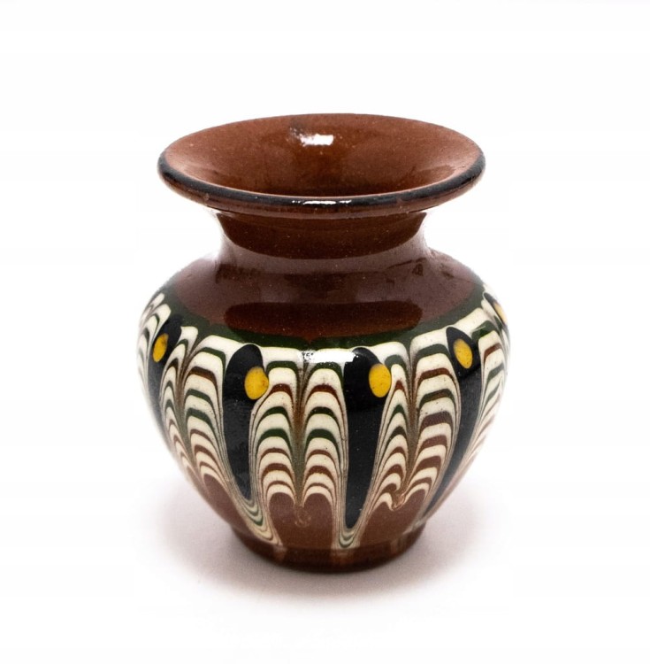 STARY CERAMICZNY WAZONIK KAMIONKA