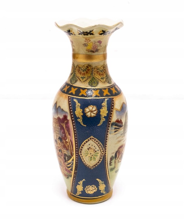 STARY CERAMICZNY WAZON JAPONIA