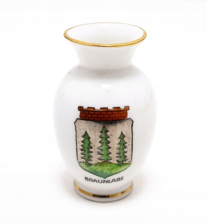 STARY PORCELANOWY WAZONIK BRAUNLAGE, NIEMCY