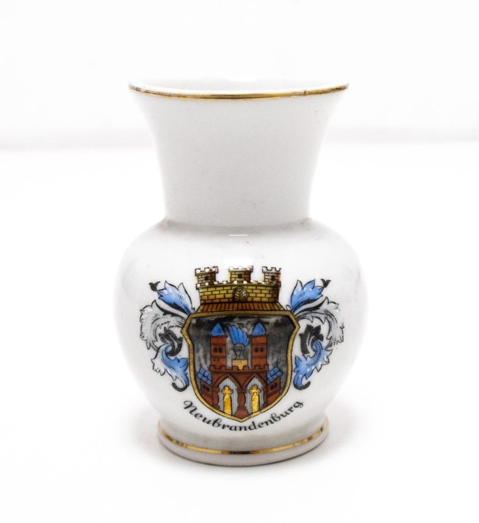 STARY PORCELANOWY WAZONIK NEUBRANDENBURG, NIEMCY