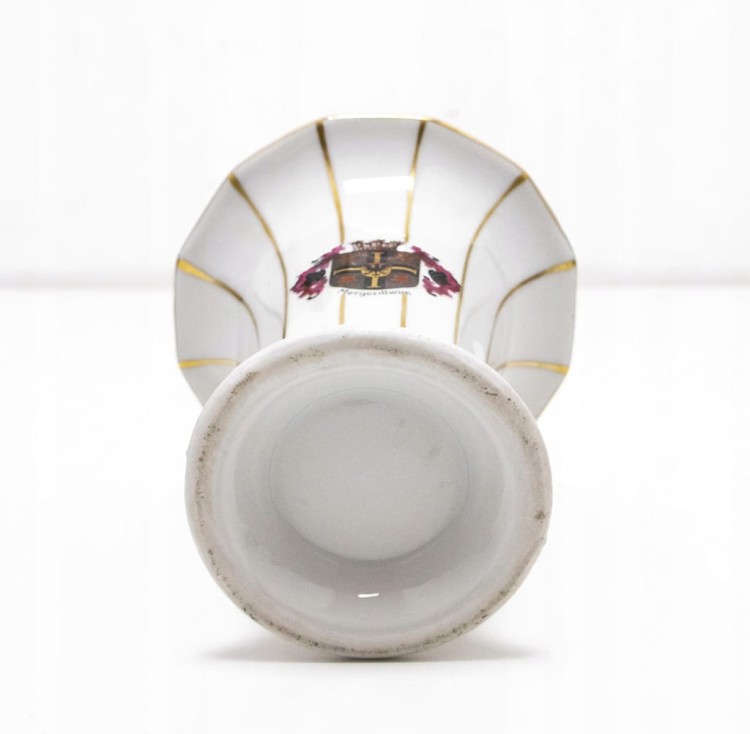 STARY PORCELANOWY WAZON MERGENTHEIM, NIEMCY