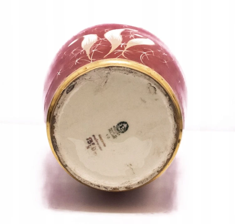 STARY WIELKI PORCELANOWY WAZON CHODZIEŻ - XXX LECIE KB PIŁA 1978