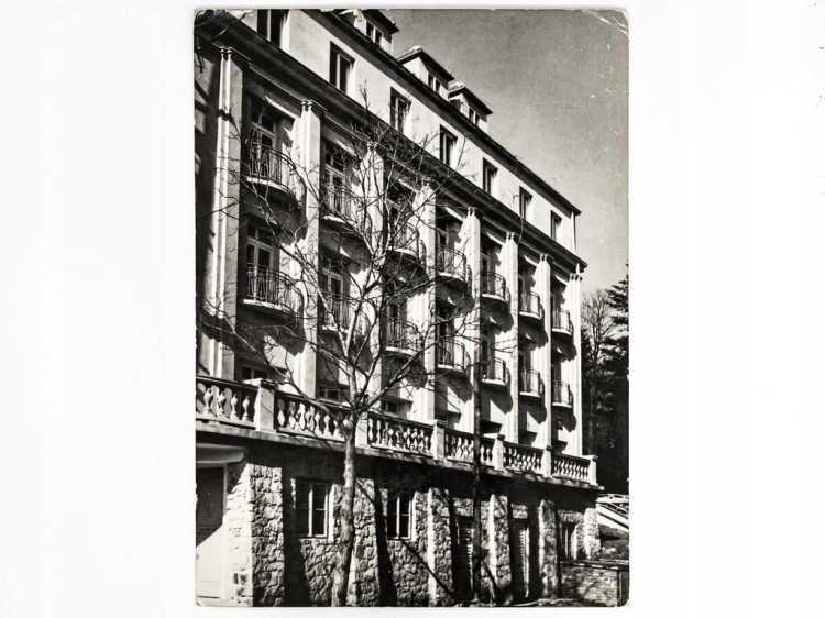 IWONICZ-ZDRÓJ - DOM KOLONIJNY BARBURKA DOM GÓRNIKA BARBÓRKA 1958 PRL