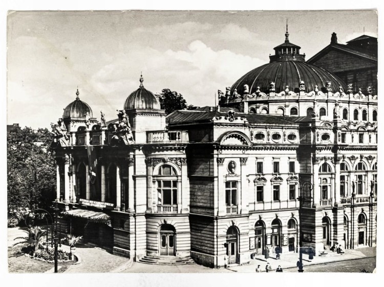 KRAKÓW - TEATR IM. JULIUSZA SŁOWACKIEGO LATA 50. PRL