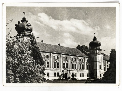 ŁAŃCUT - ZAMEK LUBOMIRSKICH I POTOCKICH LATA 60. PRL