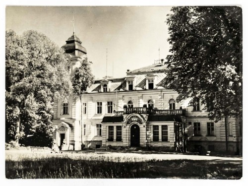 OBRZYCKO - PAŁAC RACZYŃSKICH DOM WYPOCZYNKOWY FWP 1966 PRL