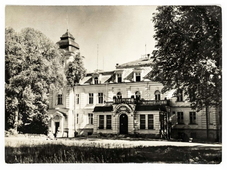 OBRZYCKO - PAŁAC RACZYŃSKICH DOM WYPOCZYNKOWY FWP 1966 PRL