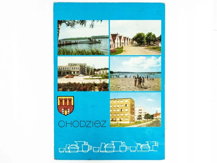 CHODZIEŻ - J. MIEJSKIE, AL. KOŚCIUSZKI, UL. ZAWADZKIEGO LATA 80. / 90. PRL