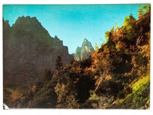 TATRY WYSOKIE - JESIENNY WIDOK NA MNICHA 1970 PRL