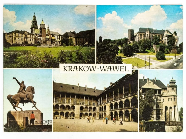 KRAKÓW - KATEDRA, ZAMEK KRÓLEWSKI, POMNIK KOŚCIUSZKI, KURZA STOPKA 1978 PRL