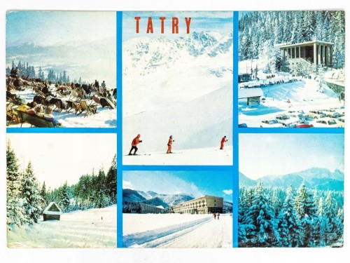 TATRY - GUBAŁÓWKA HALA GĄSIENICOWA KOLEJKA LINOWA HOTEL ZAKOPANE 1974 PRL