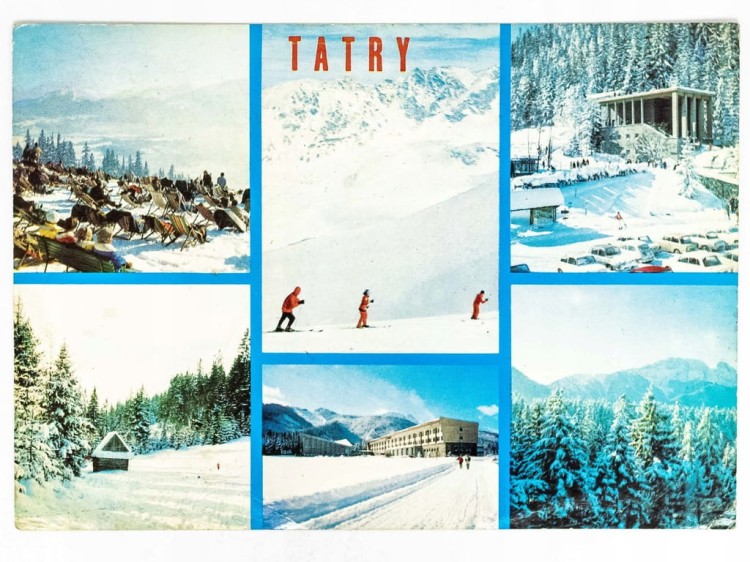 TATRY - GUBAŁÓWKA HALA GĄSIENICOWA KOLEJKA LINOWA HOTEL ZAKOPANE 1974 PRL