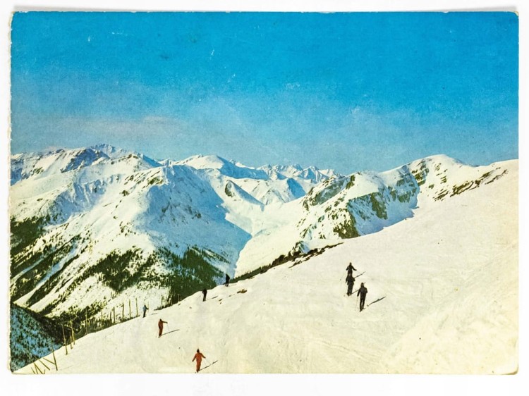 ZAKOPANE - WIDOK Z KASPROWEGO WIERCHU 1979 PRL