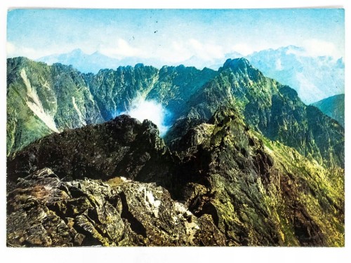 TATRY WYSOKIE - GRAŃ GĄSIENICOWEJ, NIEBIESKIEJ I ZAWRATOWEJ TURNI 1972 PRL