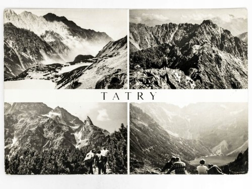 TATRY - DOLINA PIĘCIU STAWÓW, GRAŃ TURNI GĄSIENICOWEJ, MORSKIE OKO 1977 PRL