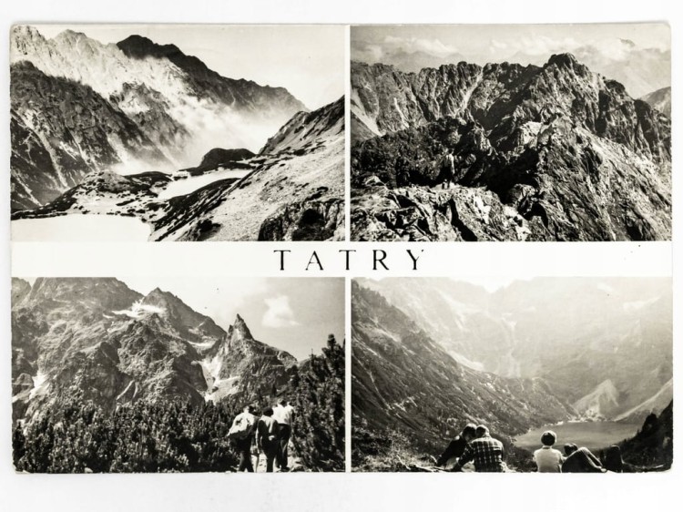 TATRY - DOLINA PIĘCIU STAWÓW, GRAŃ TURNI GĄSIENICOWEJ, MORSKIE OKO 1977 PRL