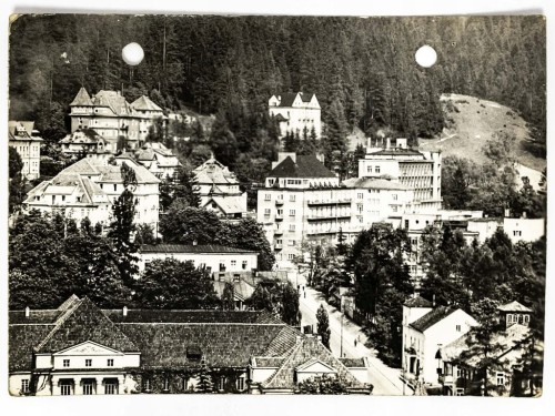 KRYNICA-ZDRÓJ - PANORAMA UZDROWISKA 1971 PRL