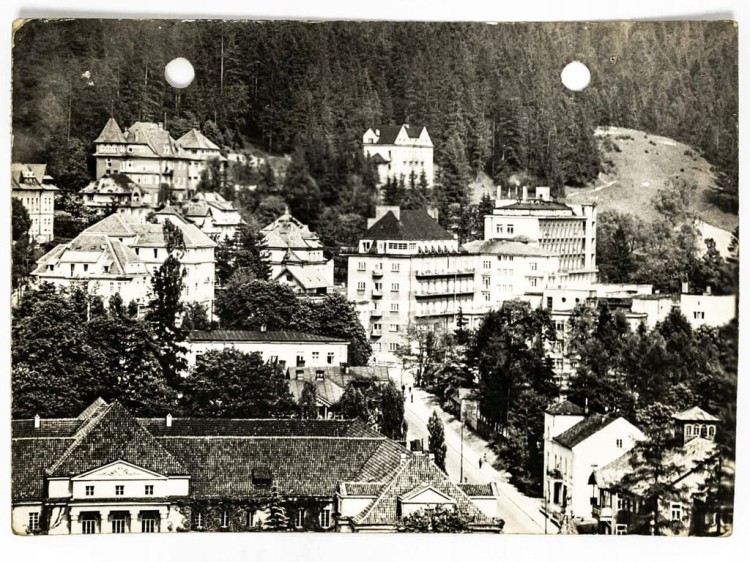 KRYNICA-ZDRÓJ - PANORAMA UZDROWISKA 1971 PRL