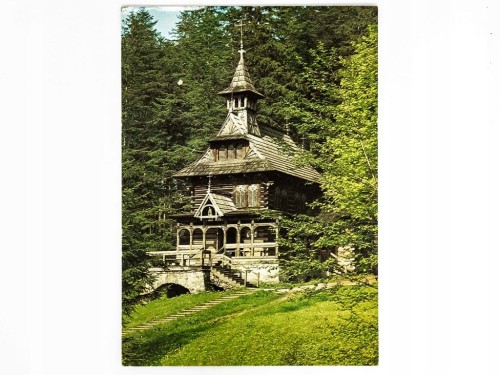 ZAKOPANE - KAPLICA NAJŚWIĘTSZEGO SERCA JEZUSA W JASZCZURÓWCE 1977 PRL