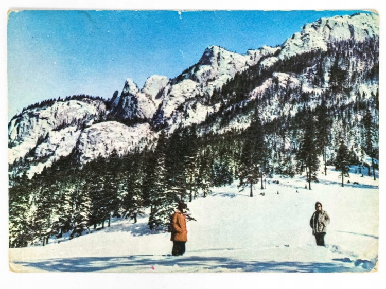 TATRY - HALA PISANA W DOLINIE KOŚCIELISKOWEJ W TLE ORGANY 1970 PRL
