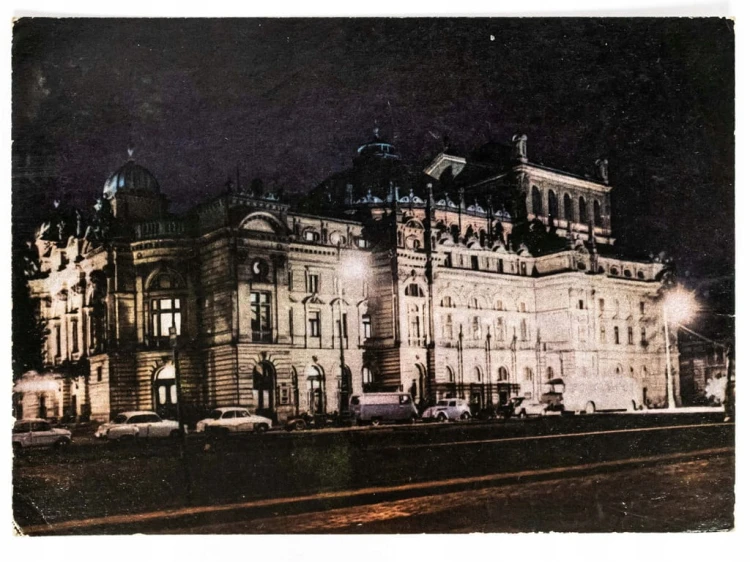 KRAKÓW - TEATR IM. JULIUSZA SŁOWACKIEGO 1971 PRL