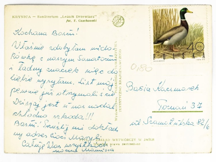 KRYNICA-ZDRÓJ - SANATORIUM LEŚNIK-DRZEWIARZ LATA 70. PRL
