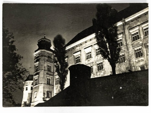 KRAKÓW - WIEŻA ZYGMUNTA III WAZY I FRAGMENT KURZEJ STOPKI WAWEL 1968 PRL