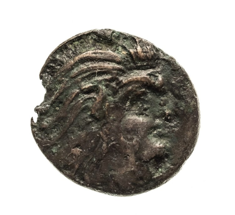 Grecja,Tracja/Chersonez, Pantikapajon, AE21 (345-310 p.n.e.) -szeroka głowa