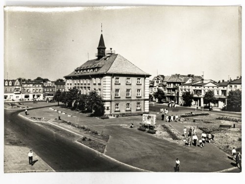 SWARZĘDZ - RYNEK Z RATUSZEM MIEJSKIM 1973 PRL