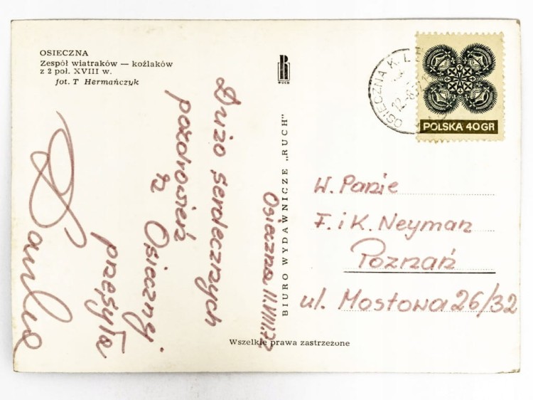 OSIECZNA - ZESPÓŁ WIATRAKÓW KOŹLAKÓW 1972 PRL
