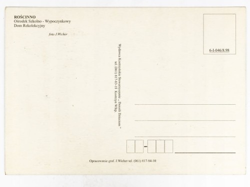 ROŚCINNO - OŚRODEK SZKOLNO-WYPOCZYNKOWY, DOM REKOLEKCYJNY LATA 2000. III RP