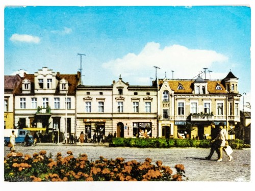 OBORNIKI - ŚCIANA RYNKU 1975 PRL
