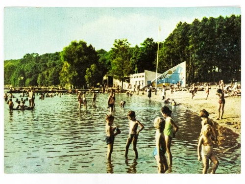 SIERAKÓW - OŚRODEK WYPOCZYNKOWY NAD JEZIOREM JAROSZEWSKIM 1969 PRL