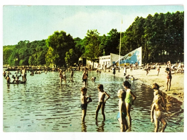 SIERAKÓW - OŚRODEK WYPOCZYNKOWY NAD JEZIOREM JAROSZEWSKIM 1969 PRL