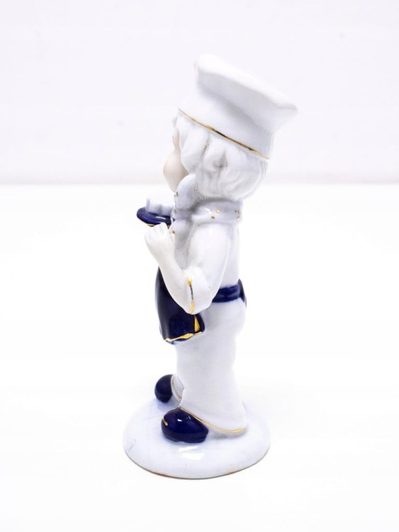 STARA PORCELANOWA FIGURKA KOBIETA Z TORTEM, EM EXCLUSIVE COLLECTION