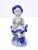 STARA PORCELANOWA FIGURKA KOBIETA Z KWIATAMI