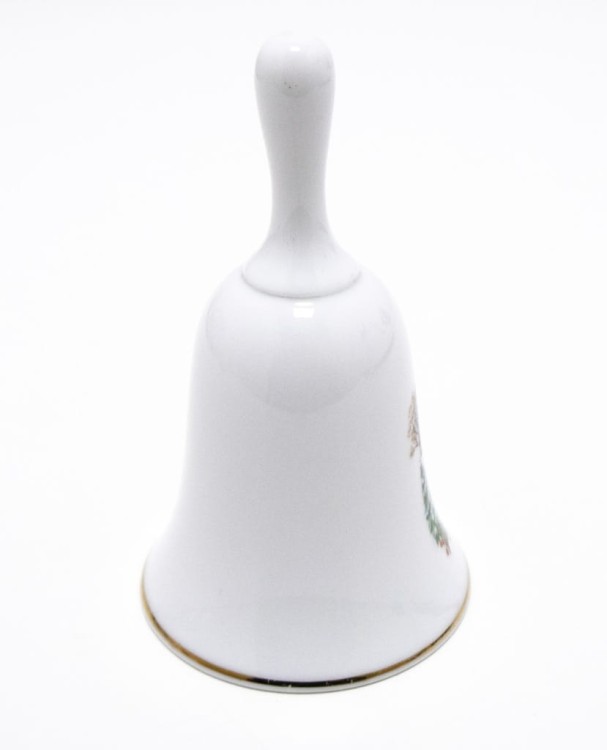 STARY PORCELANOWY DZWONEK ŚWIĄTECZNY BOŻE NARODZENIE