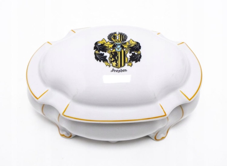 STARA PORCELANOWA SZKATUŁKA DREZNO NIEMCY