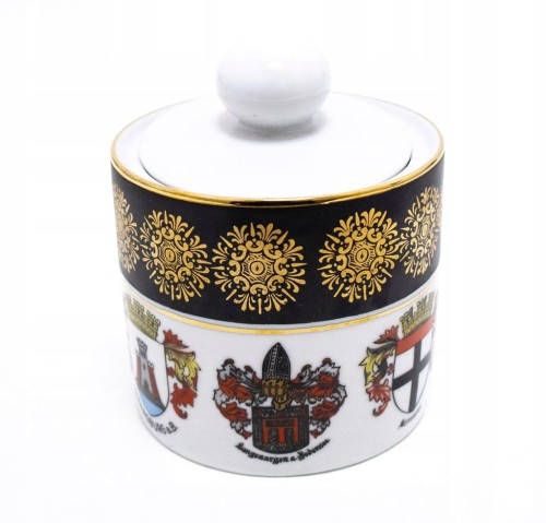 STARA PORCELANOWA SZKATUŁKA MIASTA NIEMCY