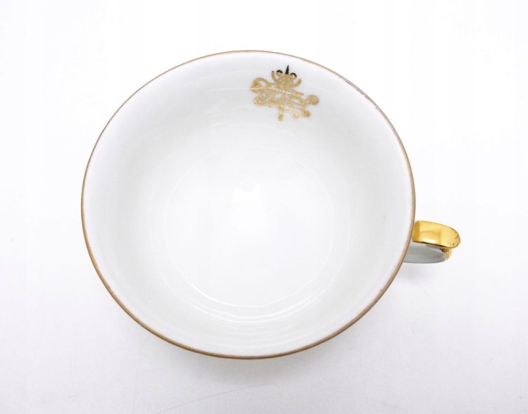 STARA PORCELANOWA FILIŻANKA PZM CHODZIEŻ