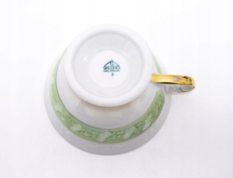 STARA PORCELANOWA FILIŻANKA PZM CHODZIEŻ