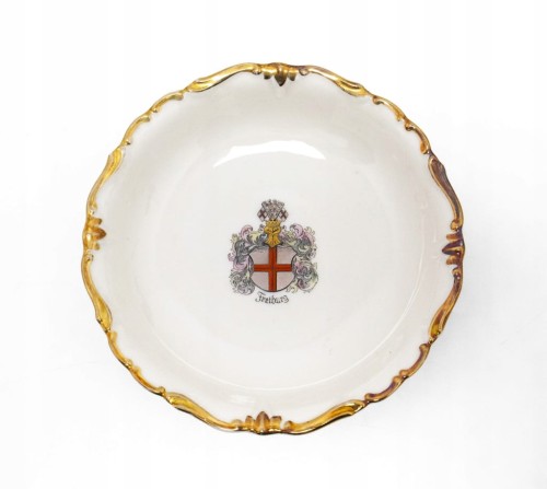 STARY PORCELANOWY TALERZYK FREIBURG NIEMCY, ALKA BAVARIA