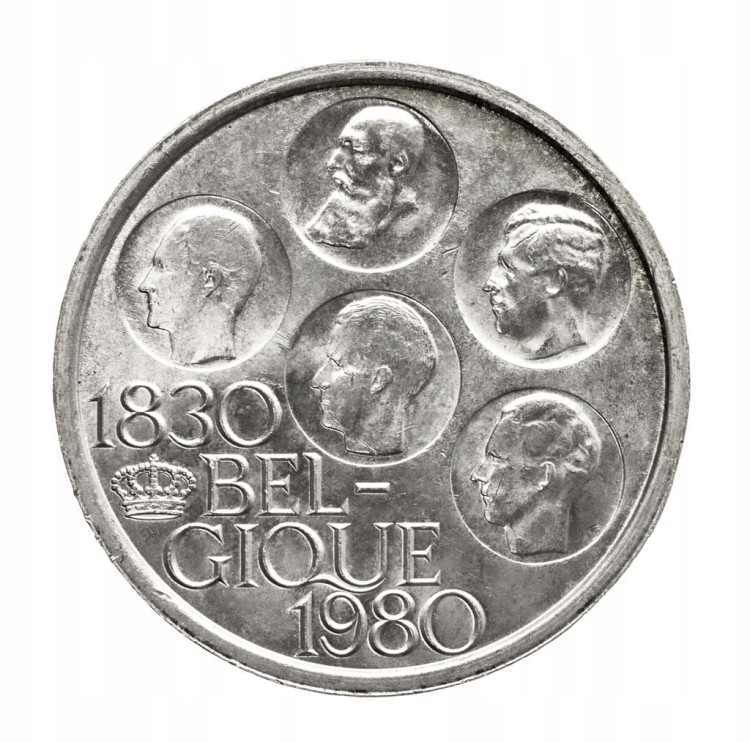 Belgia, 500 franków 1980, 150 rocznica niepodległości